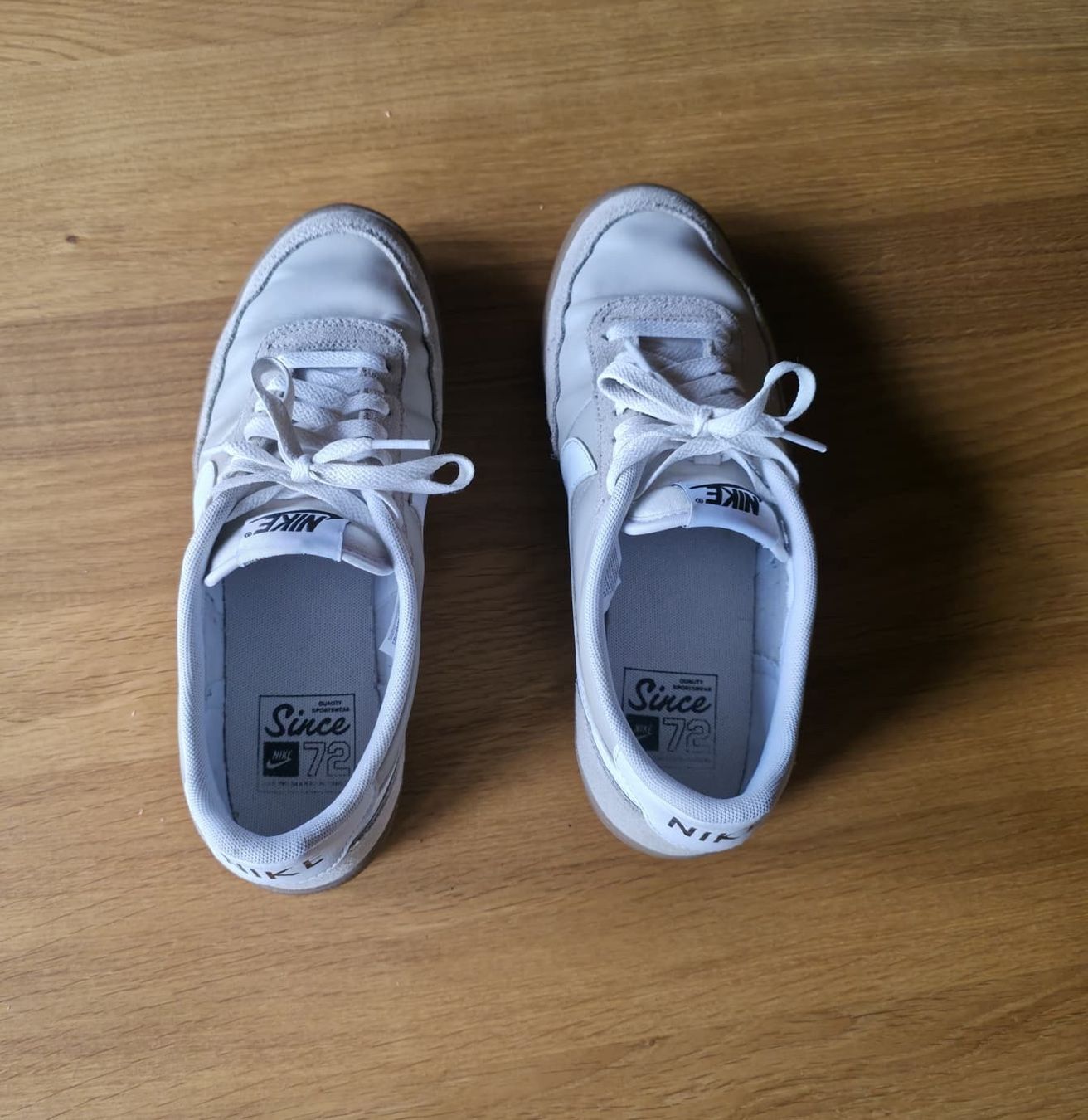 Nike Herrenschuhe: Nike Sneaker Grösse 42.5 Leder Beige – Gebraucht aus Matten b. Interl von lger 2