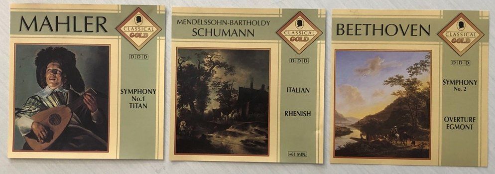 CD: Mahler / Schumann / Beethoven – Usato da Grüningen venduto da azulamarillo