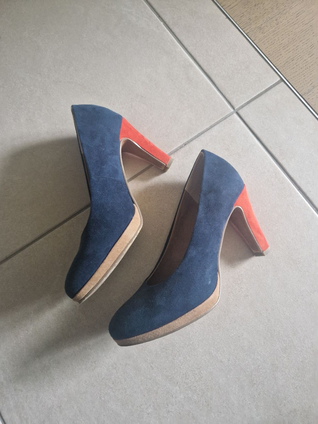 Scarpe da donna: Marco Tozzi Pumps, blau, Gr. 36, – Nuovo (secondo la descrizione) da Zürich venduto da stefanella