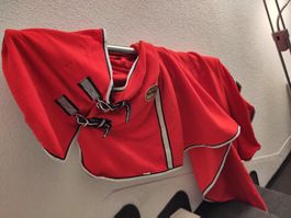 Abschwitzdecke - neu - rot von Horse Friends Gr.150cm