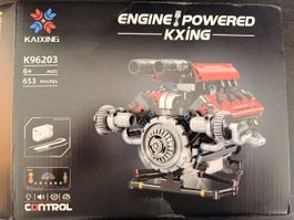 V8 Motor-Bausatz Neu (wie Lego)