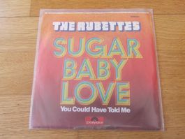 The Rubettes - Sugar Baby Love - Single Schallplatte Top!