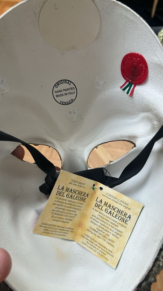 Maschere: Venezianische Karnevalsmaske – Usato da Bern venduto da lemon.shapes 1