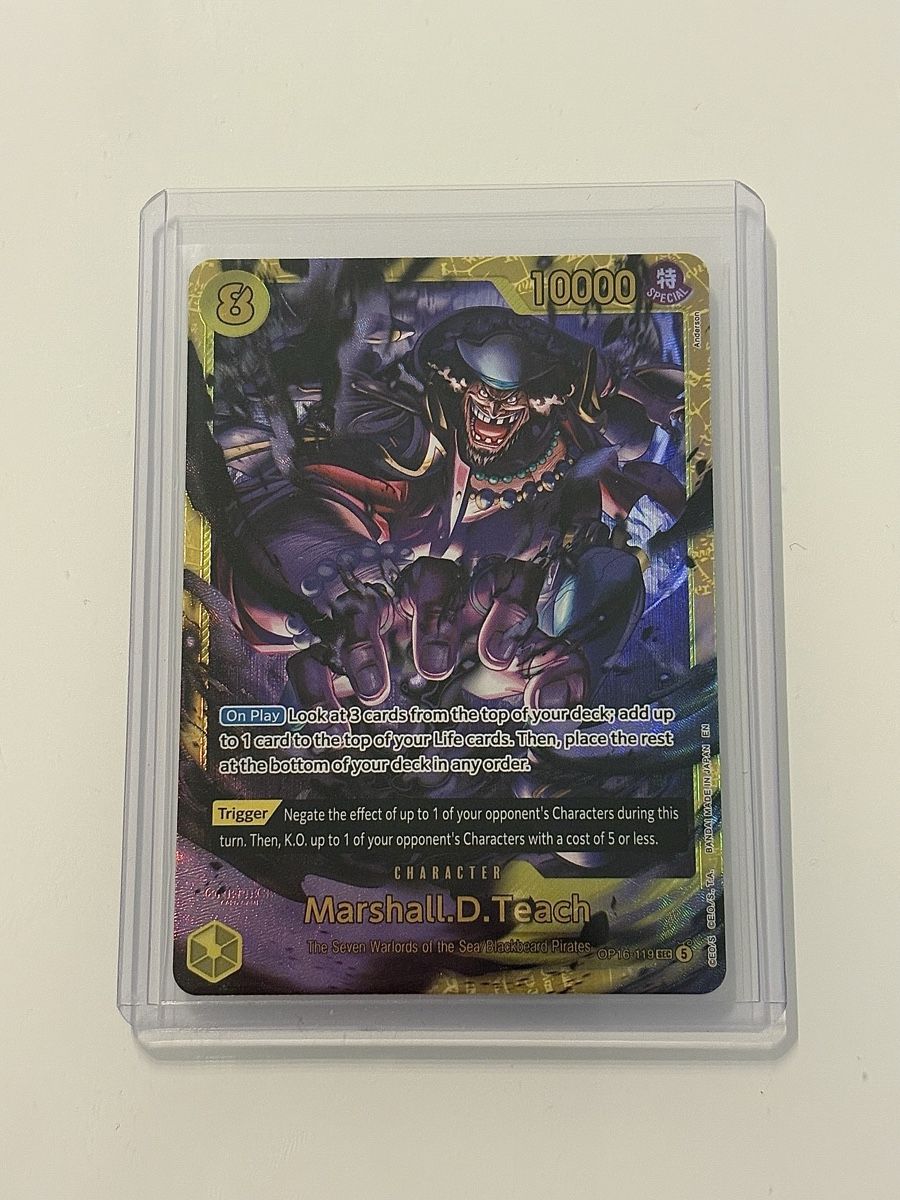 Bandai Cartes à collectionner: One Piece TCG - Marshall.D.Teach OP16-119 – Neuf (Voir description) à Pieterlen par Mira_o7