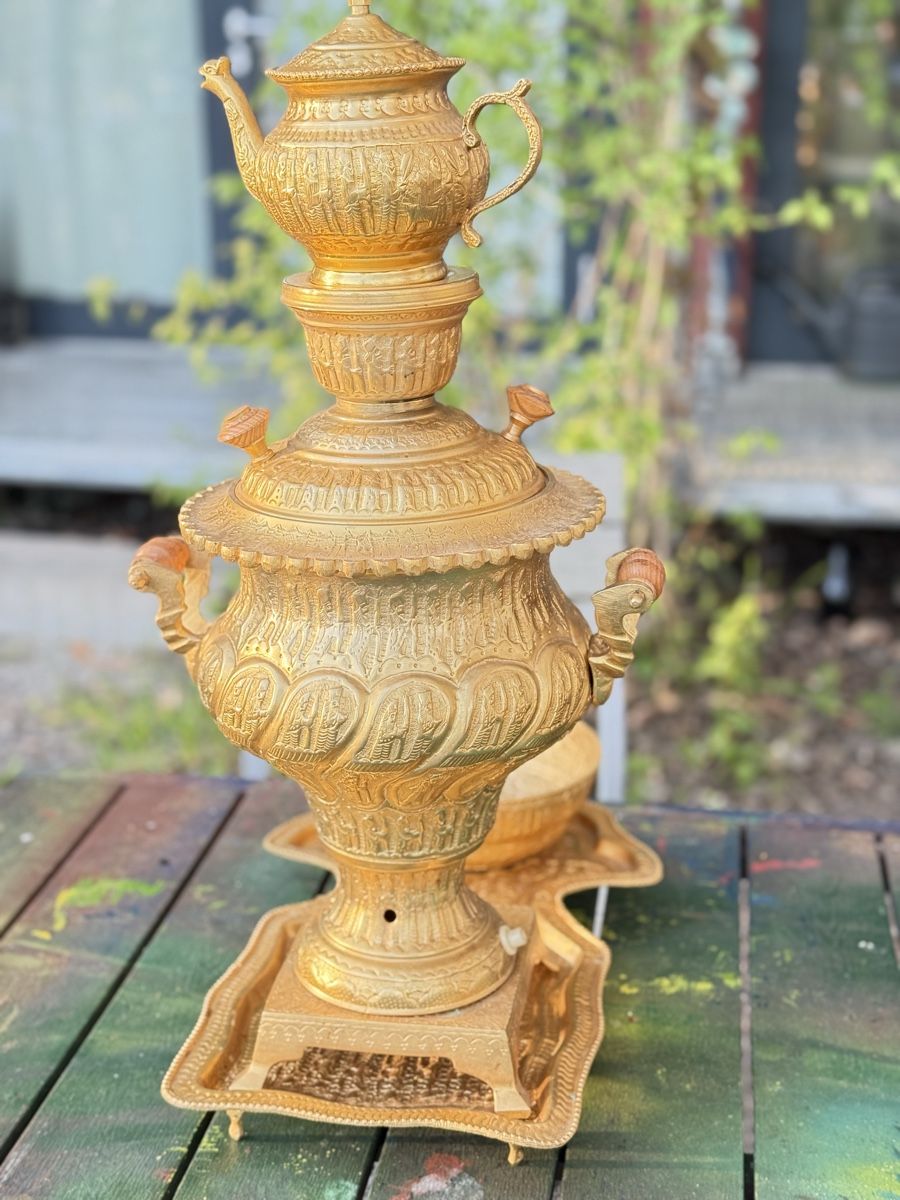 Teekannen: Echtgold Persischer Samowar Handarbeit – Gebraucht aus Zürich von jonathanschneider 4