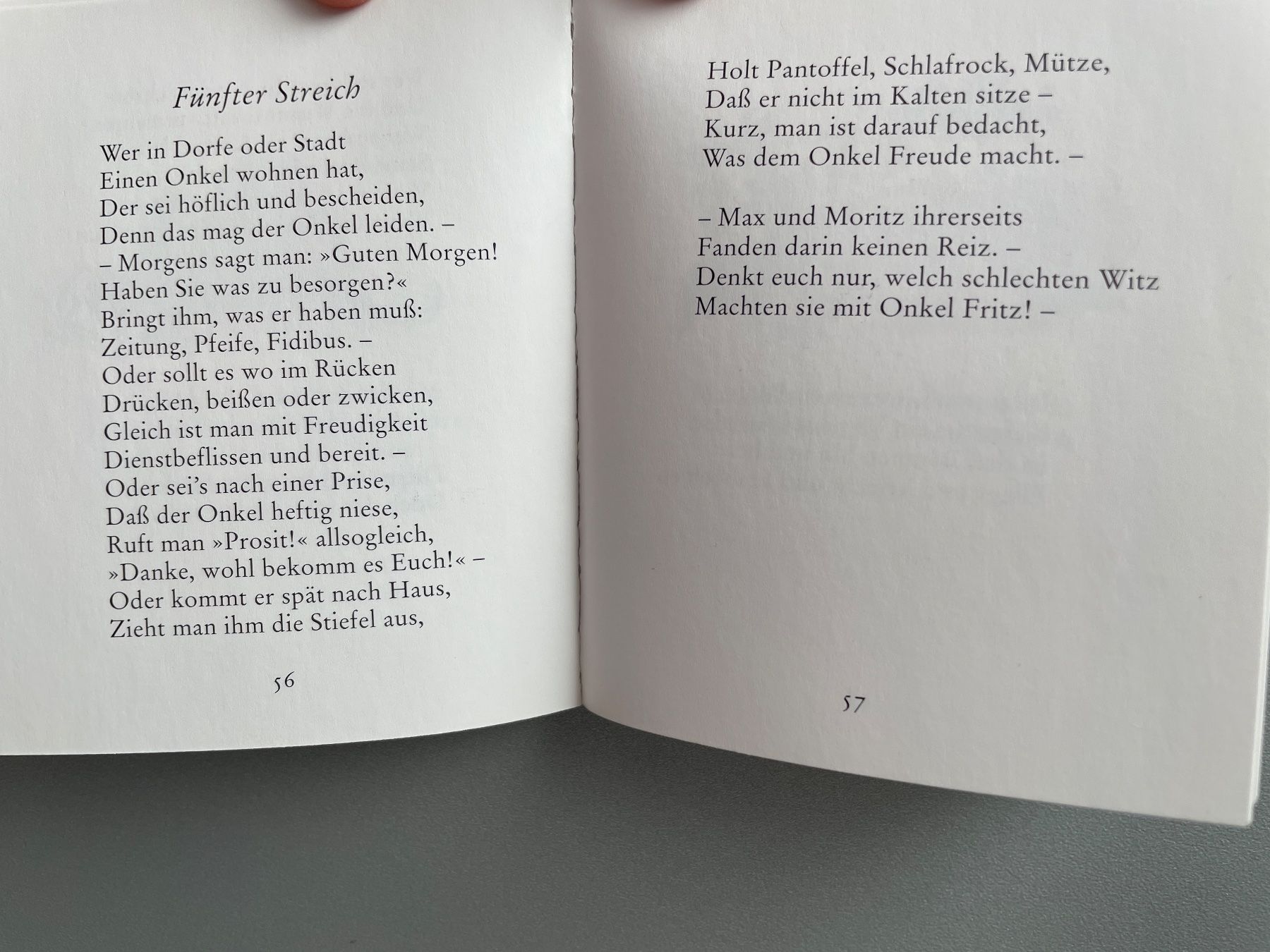 Libri: Mini Buch Max und Moritz, sieben Streiche von Wilhelm Busch – Usato da Füllinsdorf venduto da bienli 7