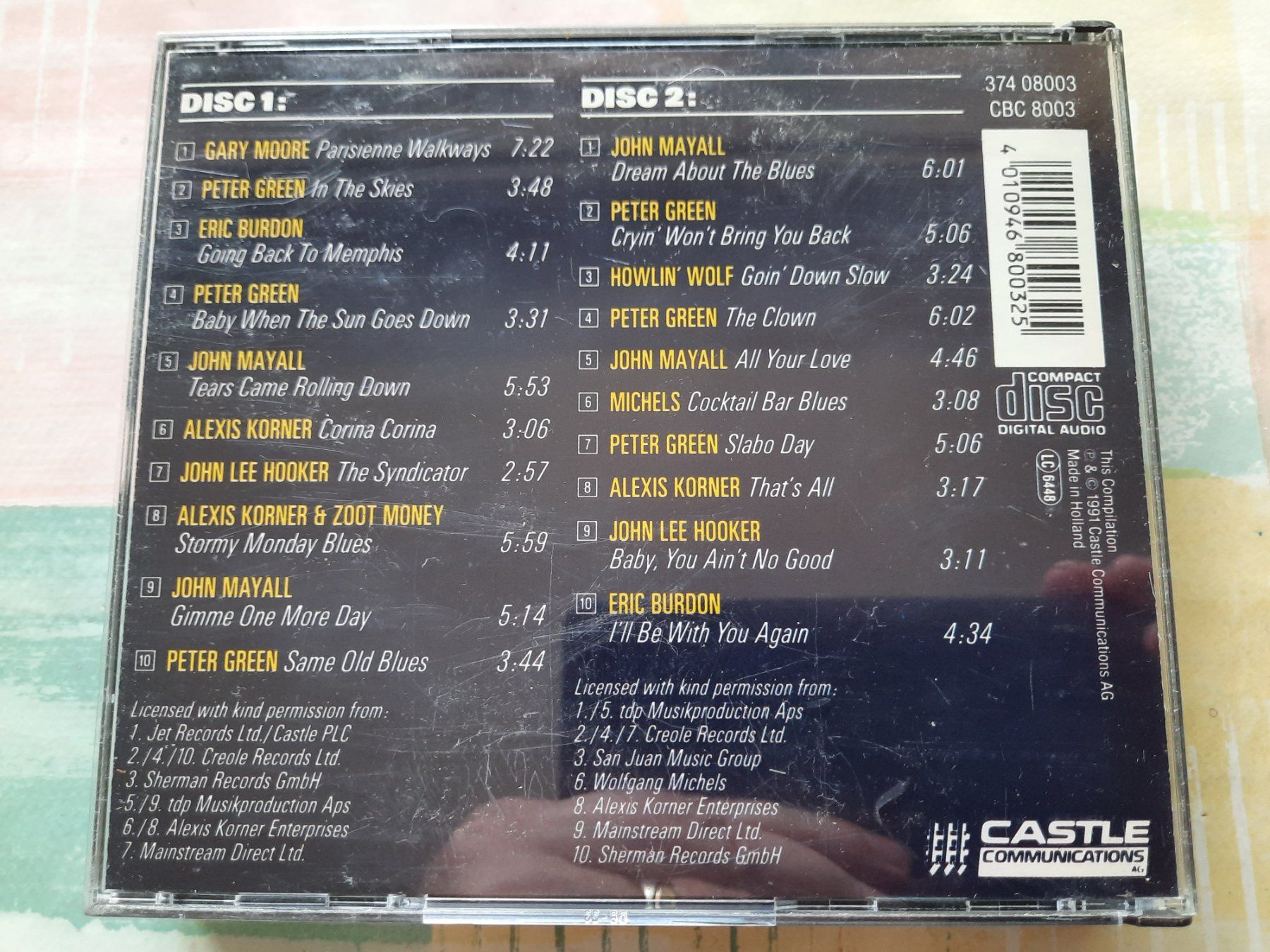 CDs: Cd Blues dreams - Soft and Lazy nights compilation – D'occasion à Pully par bro_n52j 1