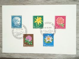TR20 Enveloppe + Timbre Suisse 1964