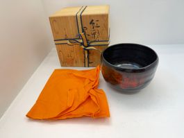 Teeschale Japan Chawan Keramik-  20. Jh. „Raku"