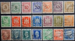 Deutsches Reich ex. Kat. 338-374 gest. 1923/25