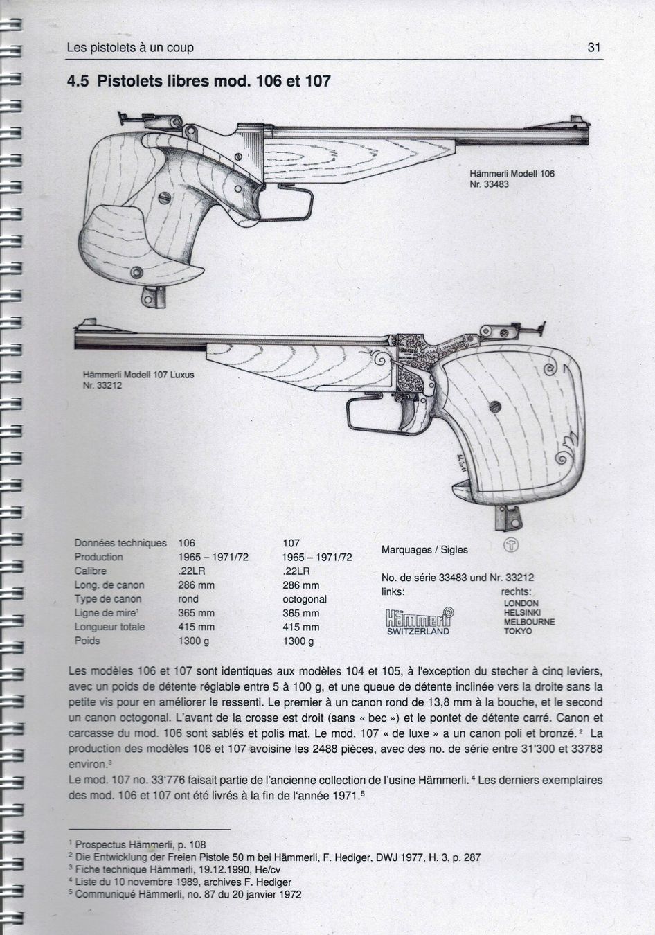 Libri: Hämmerli Pistolets et Revolvers – Nuovo (secondo la descrizione) da Hüttikon venduto da Lexus-300 1