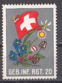 Tutti i francobolli: Infanterie Wi 186 * – Usato da Bürglen TG venduto da StampGraf