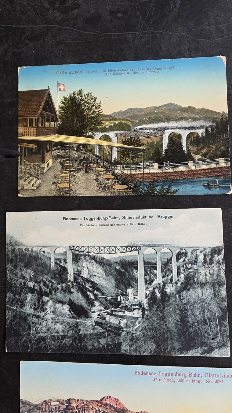 Cartes postales: 7 Karten Bodensee - Toggenburgbahn – D'occasion à Reichenburg par ibiza18 1