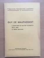 Präparierte französische Lesehefte 4 - Guy de Maupassant