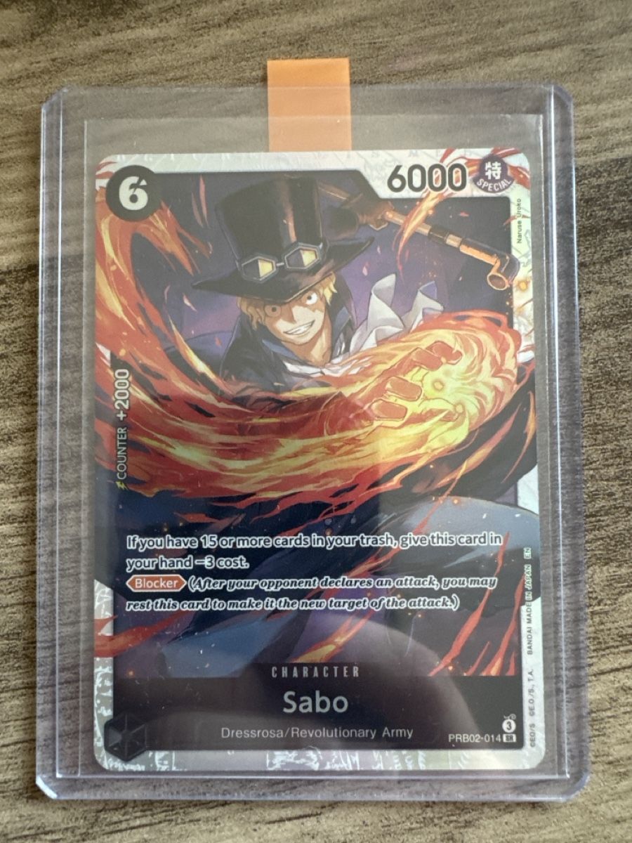 Bandai Sammelbilder & Trading cards: One Piece TCG PRB02-014 Sabo – Neu (gemäss Beschreibung) aus Luzern von kel_k28d
