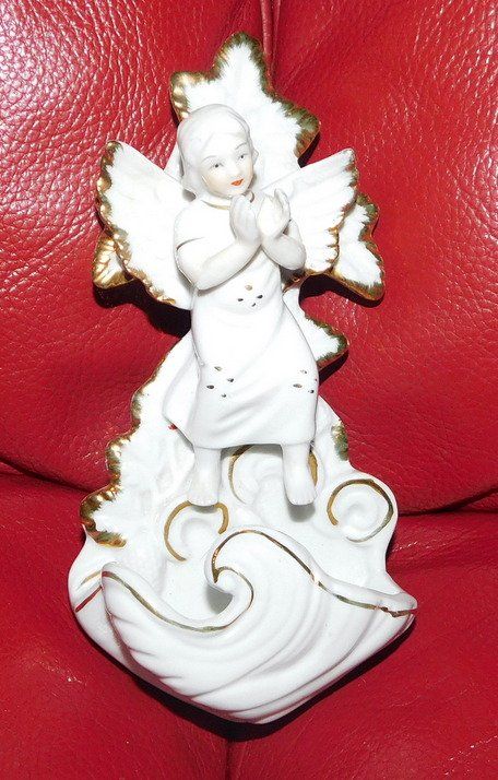 Statuette: Weihwassergefäss,  H 21 cm, gemarkt – Usato da Villnachern venduto da Schnugelchen