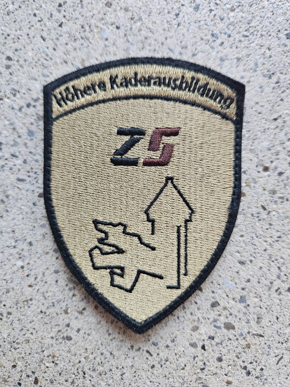 Placchette & Badge: Badge Höhere Kaderausbildung ZS mit klett – Usato da Riedholz venduto da fr_sIruP