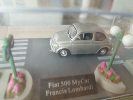 Fiat 500 MyCar Francis Lombardi 1:43 Diorama