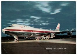 TWA Boeing 747 Jumbo Jet, gelaufen 1971