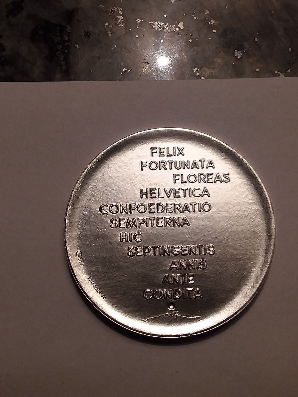 Medaglie: Silber Unze Weg der Schweiz – Nuovo (secondo la descrizione) da Schwyz venduto da Trofana 4