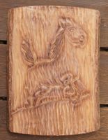 Geschnitztes Pferd