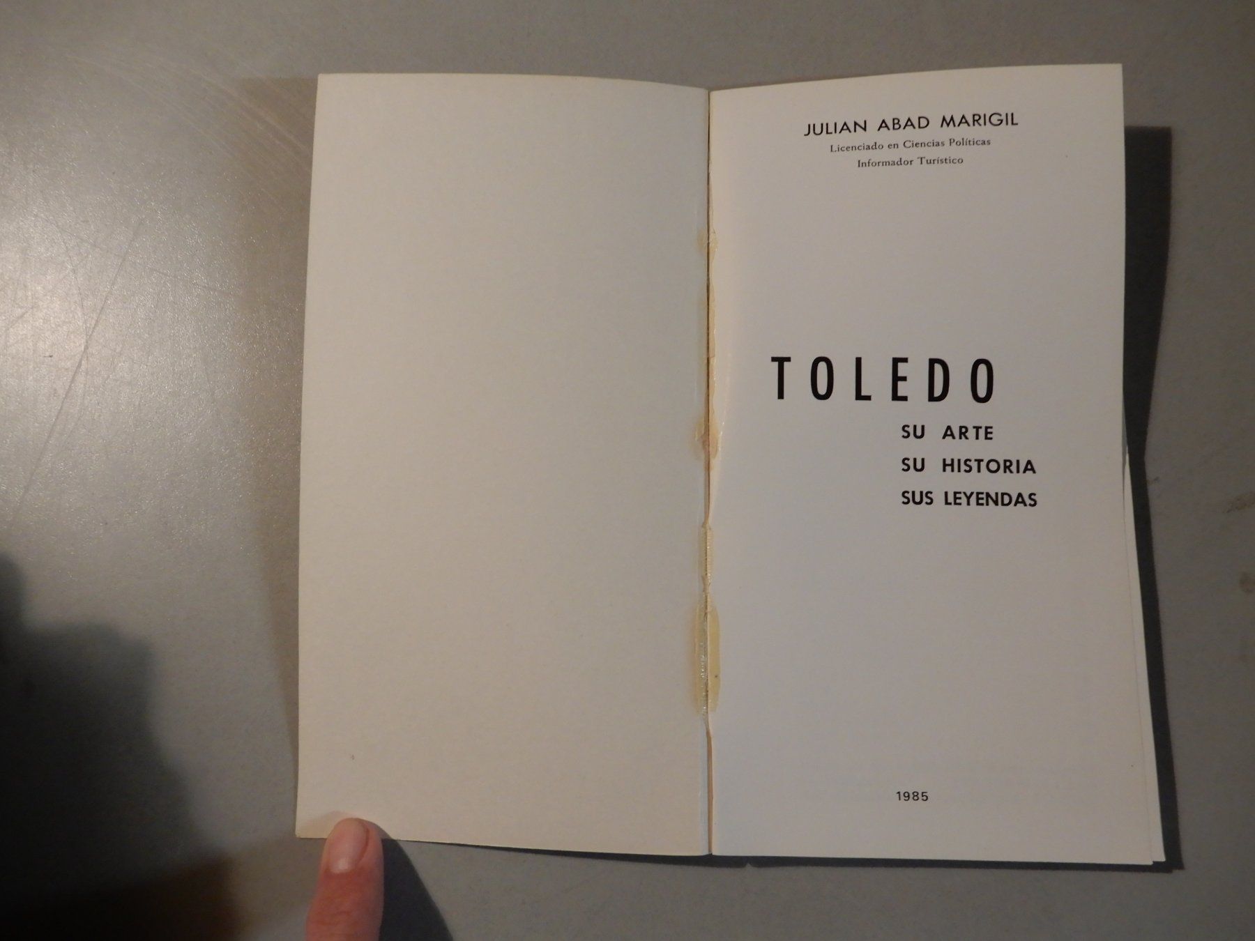 Bücher: Toledo Reiseführer Spanisch 1985 Stadtführer – Gebraucht aus Erstfeld von Mario_boe0 1