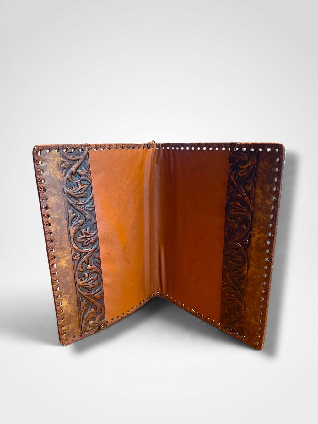 Valigie & Borse: Vintage Leder-Buchhülle / Dokumentenmappe – Usato da Biberstein venduto da rwu_nw9r 4