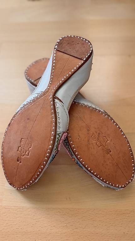 Scarpe da donna: Orientalische Damen Slipper aus echtem Leder – Nuovo (secondo la descrizione) da Lachen SZ venduto da honeybee67 4