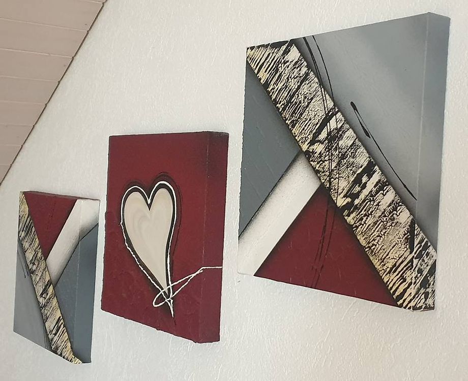 Foto & Immagini: 3 Acryl-Bilder – Usato da Hermetschwil-Staffeln venduto da Faessli0 1