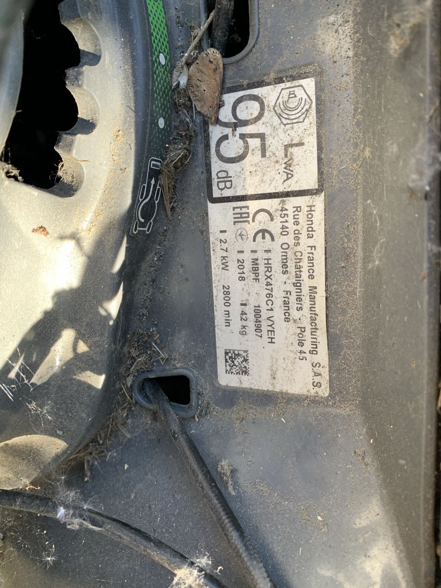 Honda Tondeuses à gazon: Honda Rasenmäher Hrx 476 – Défectueux à Liestal par num_xp75 5