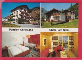 WERBE-FALTKARTE, PENSION CHRISTIANA GARNI, CHALET AM STEIN