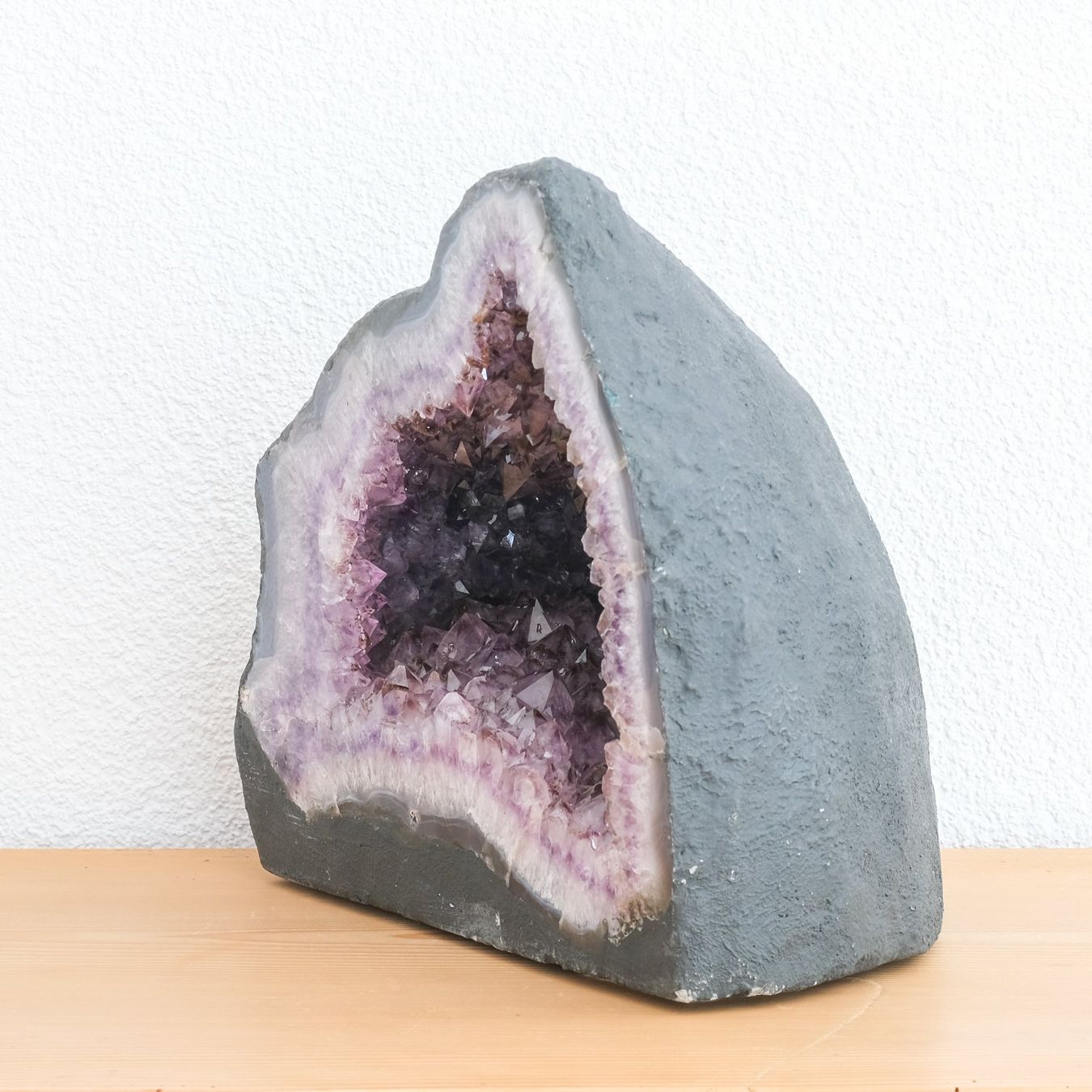 Minerali & Pietre curative: 1A - Amethyst - Druse - Geode - Mineral - Edelstein - Quarz – Usato da Heiden venduto da mats10 2