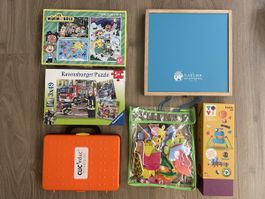 Lot 6 jeux créatifs & puzzles: Nature & Découvertes, Clic'ed