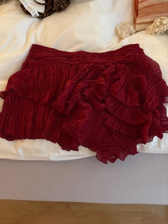 Bordeaux Roter Minirock/Partyrock