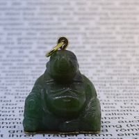 Buddah Anhänger in 750 Gelbgold