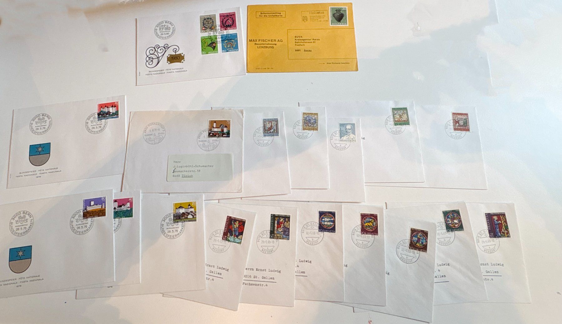 Tutti i francobolli: PRO PATRIA FDC LOT – Usato da Riva san vitale venduto da abd_p86k