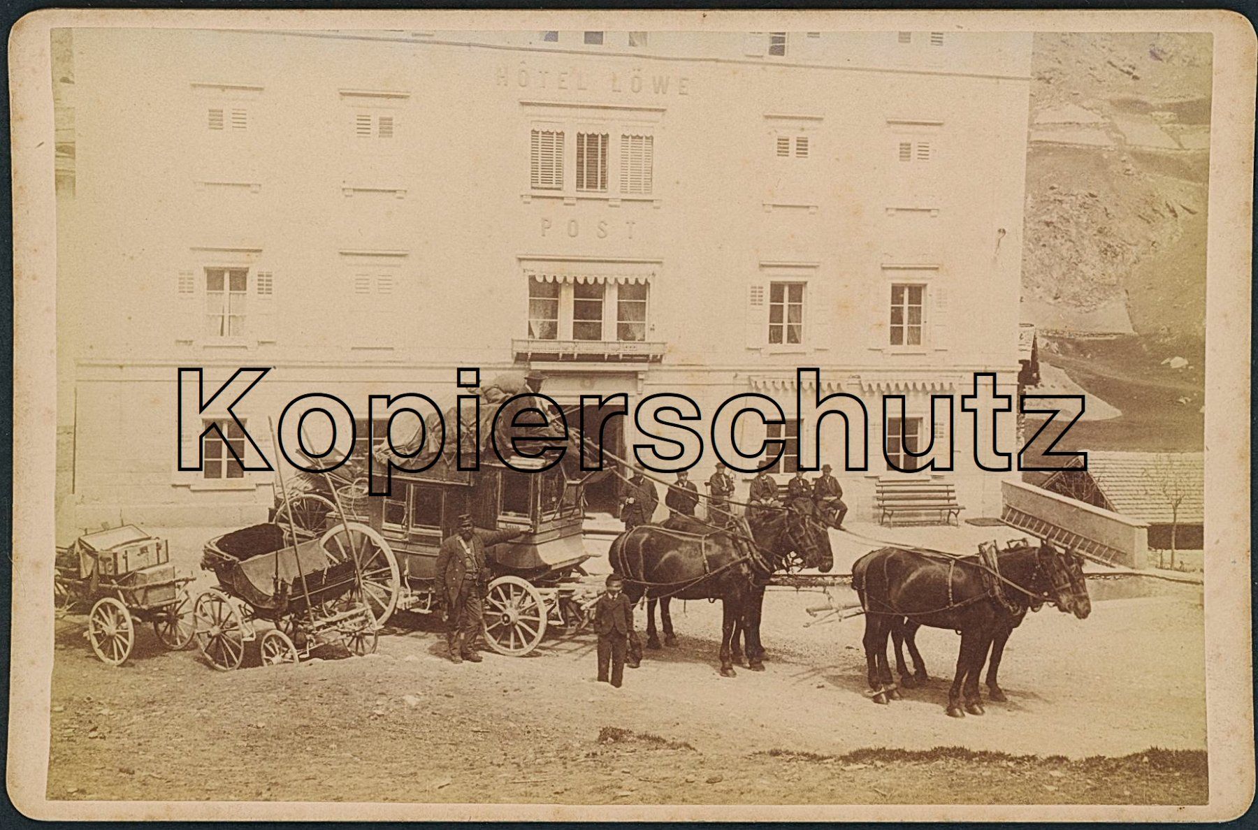 Cartes postales: GR Mühlen - Mulegns - Post - Postkutsche - Julier Pass – Neuf (Voir description) à Schindellegi par dolpitz
