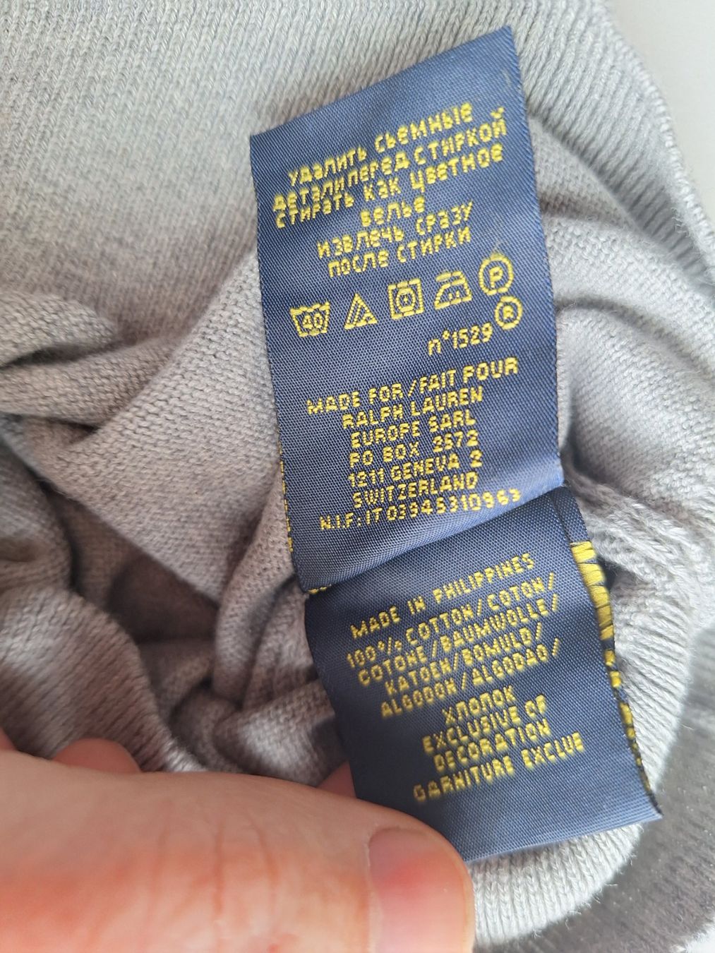 Ralph Lauren Pullover & Sweatshirts: Polo Ralph Lauren Pullover, Gr. S, Beige Grau, Neuwertig – Neu (gemäss Beschreibung) aus Münchenbuchsee von Salezm 4