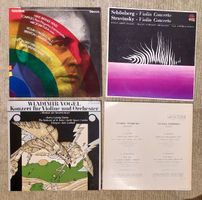 4 LPs mit Violinkonzerten des 20. Jhdts