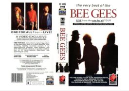 VHS The Very Best of The Bee Gees - Live One for All Tour