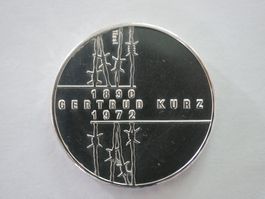 20 Franken Gedenkmünze 1992 Gertrud Kurz Silber ***TOP***