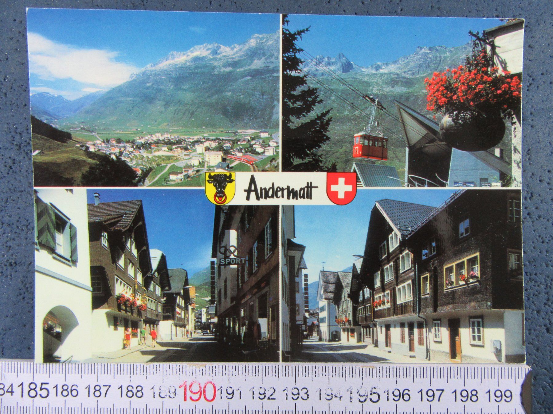 Ansichtskarten: ANDERMATT SEILBAHN URI AK – Gebraucht aus Ettingen von Hausi4711