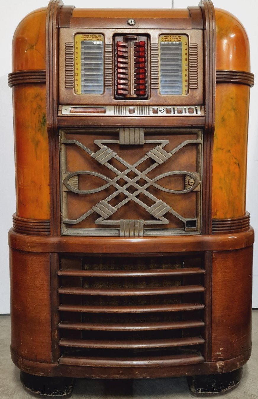 Rock-Ola Musiktruhen: Musikbox Jukebox Rock-Ola Master Luxury Light Up – Defekt aus Geroldswil von jukeman