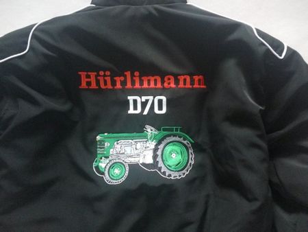 NEU HÜRLIMANN Fan Jacke schwarz alle Größen/Farben/Modelle