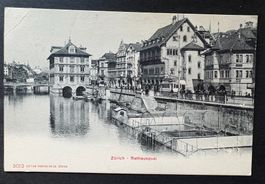 VINTAGE ANSICHTSKARTE ZÜRICH