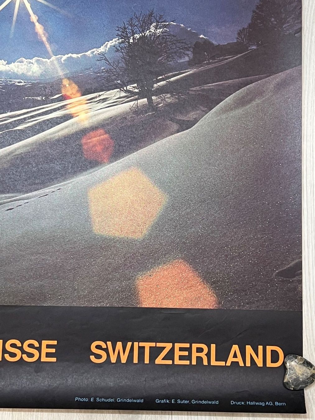 Poster & Bilder: Plakat original Grindelwald von Ernst Schudel – Gebraucht aus Vaduz von Unikate-Markt 6