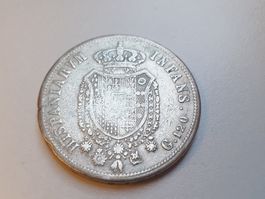 🇮🇹 Sicily 120 Grana 1818. Large head. Rare