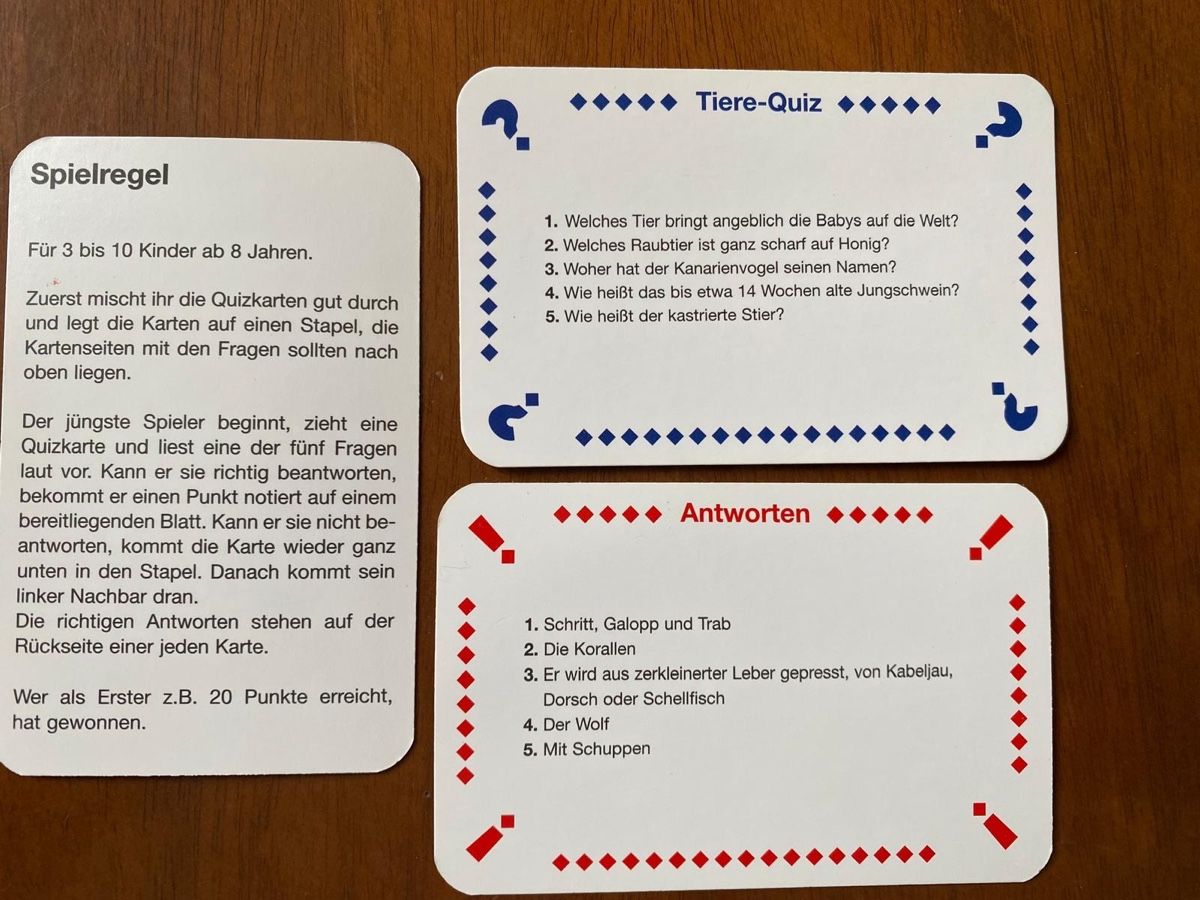 Giochi: Quartett- und Quizspiele – Usato da Laufen venduto da mercedes420 9