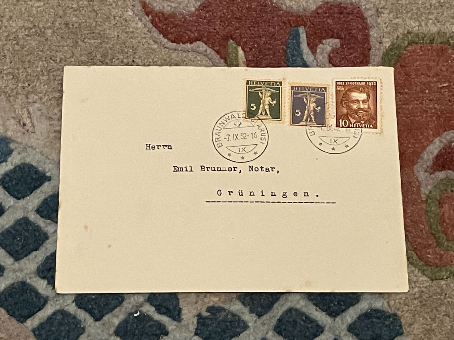 Tous les timbres: 1 Brief Tellen – D'occasion à Koblenz par mar_c2pj