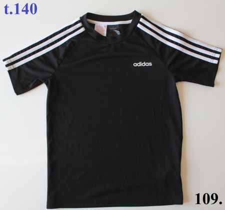 T-shirt Adidas Climalite  noir  t. 140
